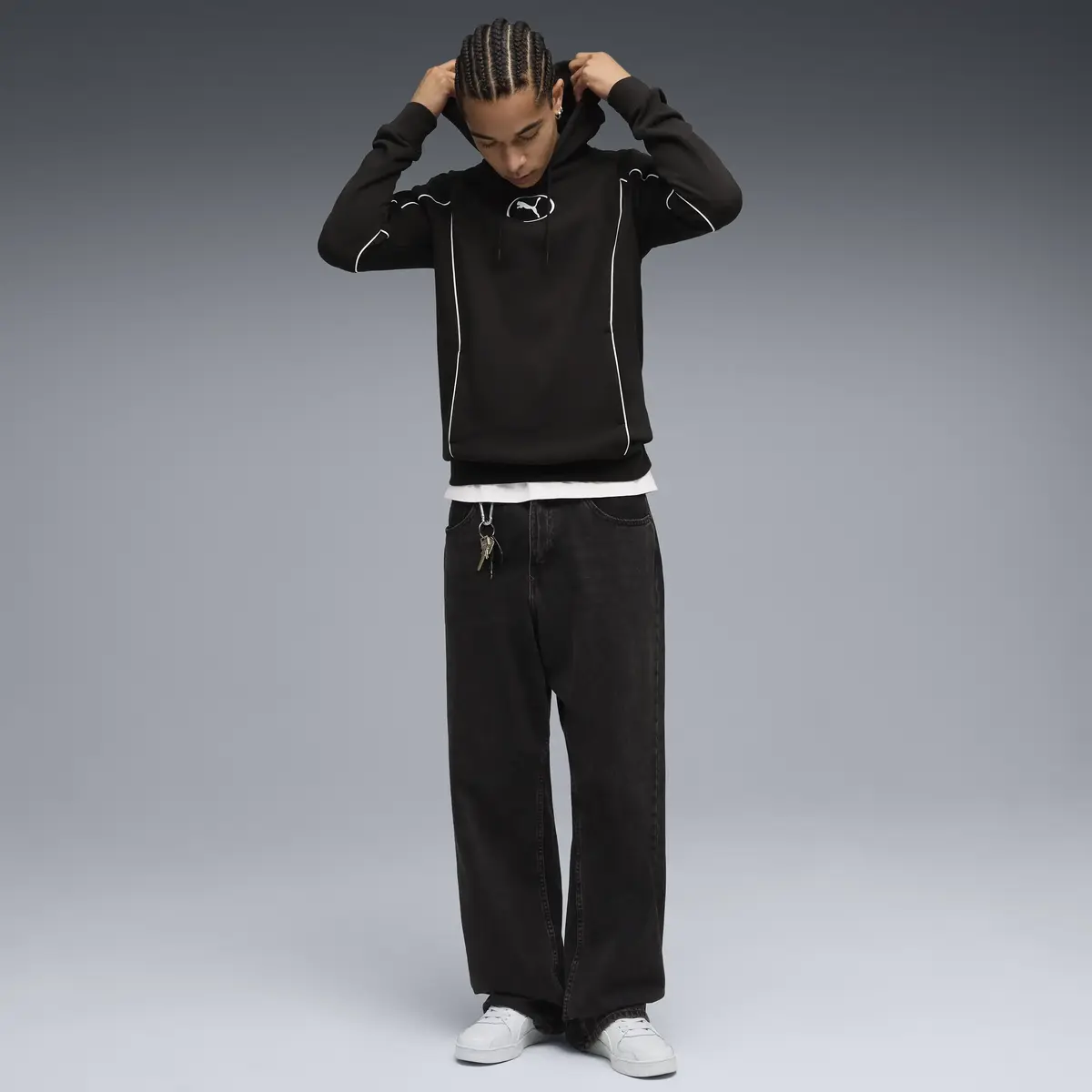 Puma SPORT Hoodie TR Siyah Erkek Sweatshirt