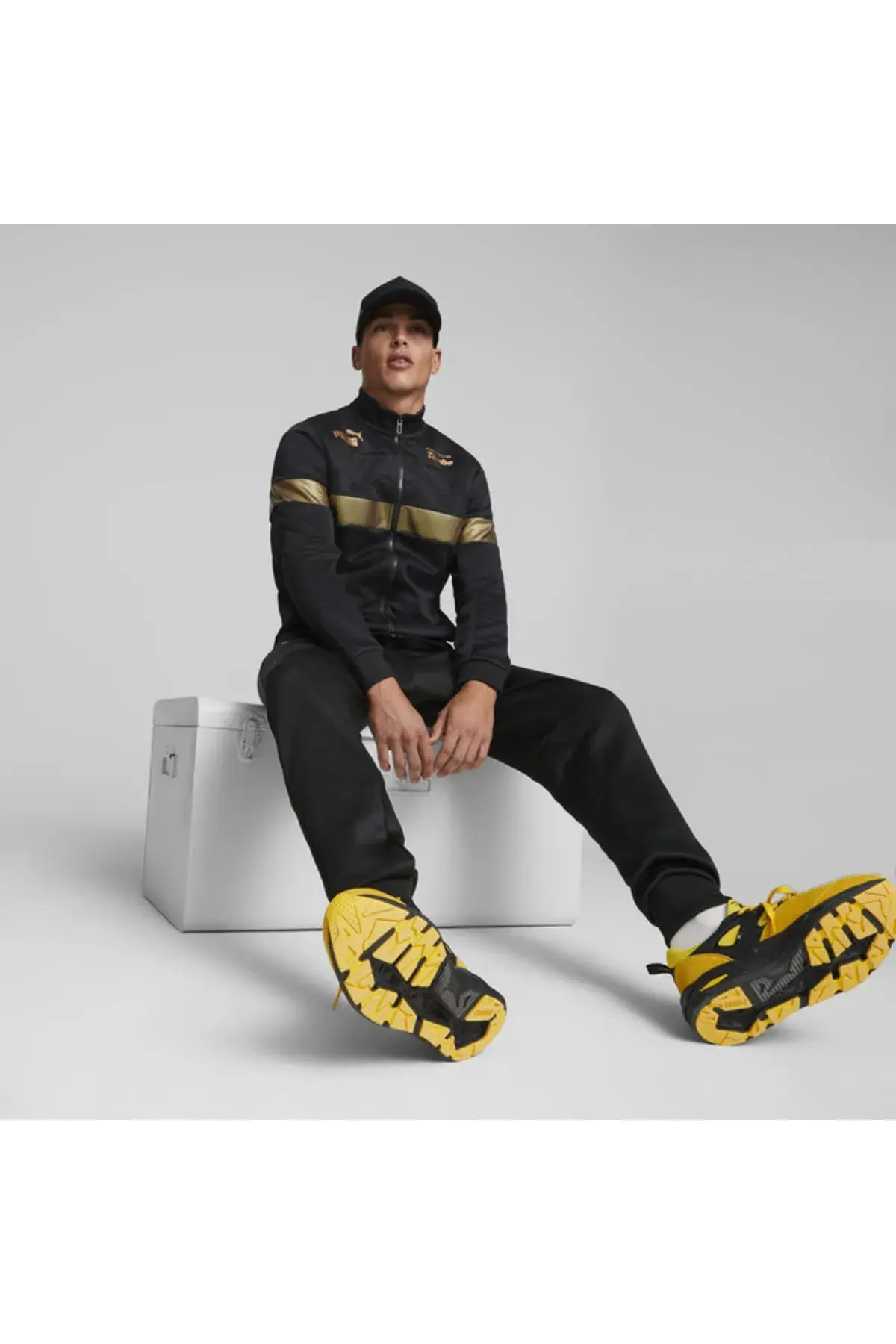 Puma Pl Metal Energy Jacket Siyah Erkek Track Jacket