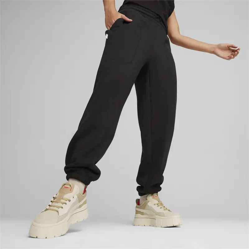 Puma INFUSE Relaxed Sweatpants TR Siyah Kadın Eşofman Altı