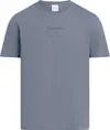Calvin Klein RAISED EDITORIAL LOG, PCP Mavi Erkek T-Shirt & Polo