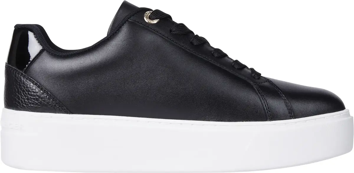 Tommy Hilfiger TH PLATFORM COURT SN, BDS Siyah Kadın Spor Ayakkabı & Sneaker