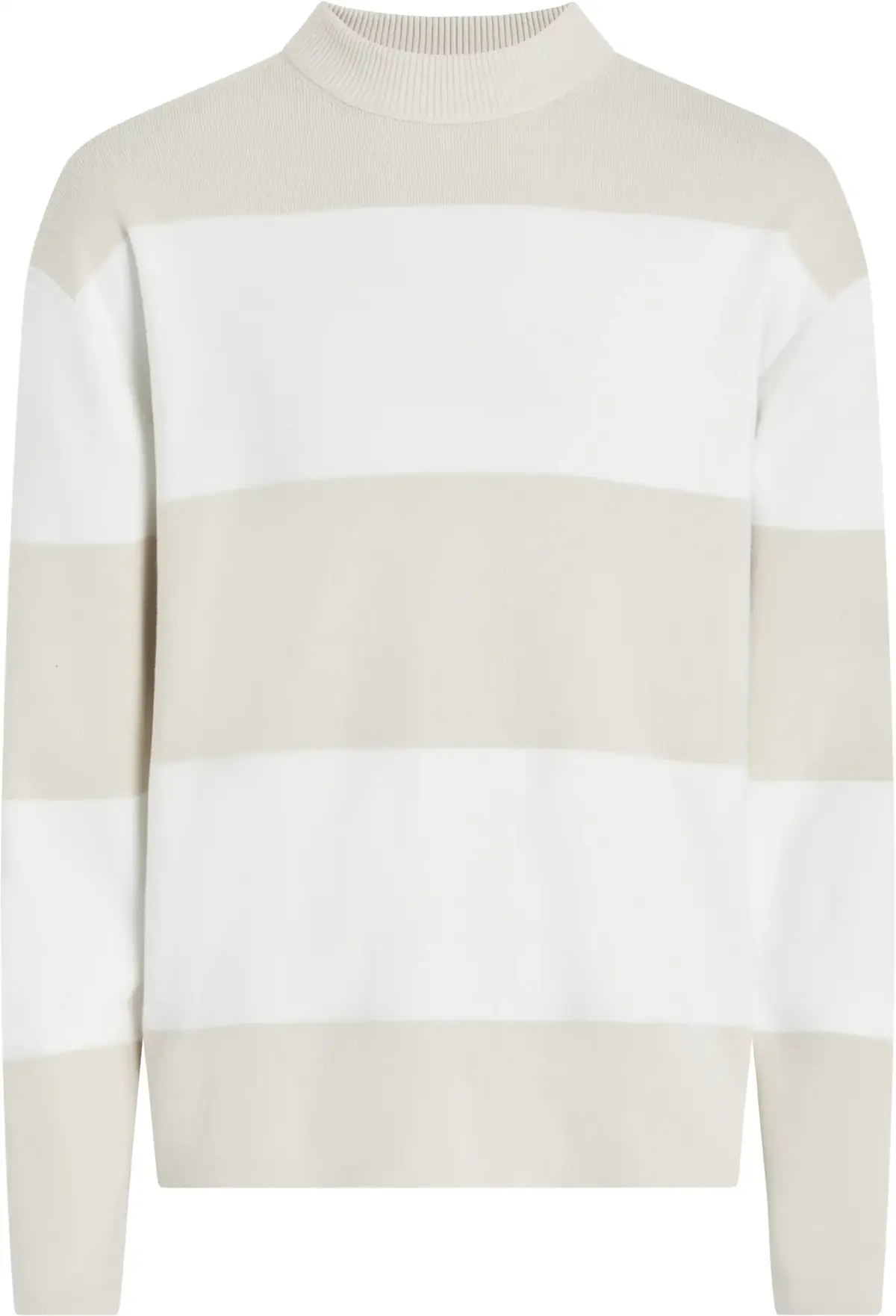 Calvin Klein COTTON CREW NECK SWE, PDH Krem Erkek Kazak