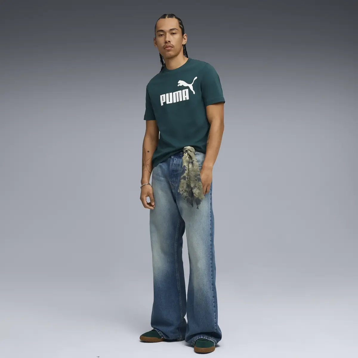 Puma ESS No. 1 Logo Tee Erkek T-Shirt & Polo