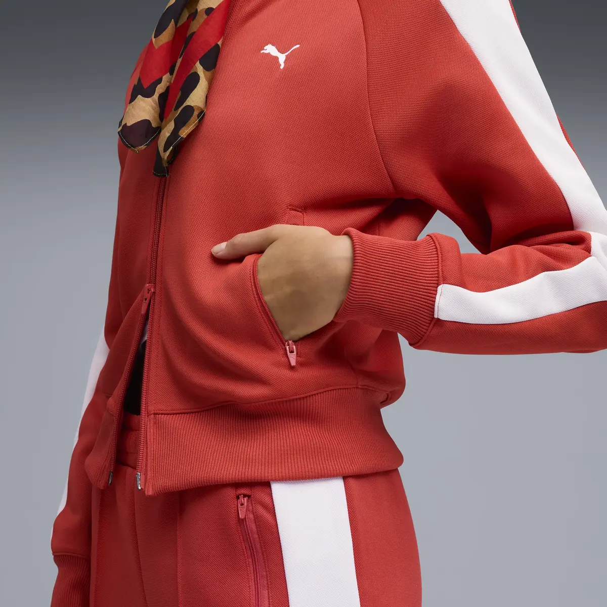 PUMA T7 ALWAYS ON Track Jacket Kırmızı Kadın Ceket
