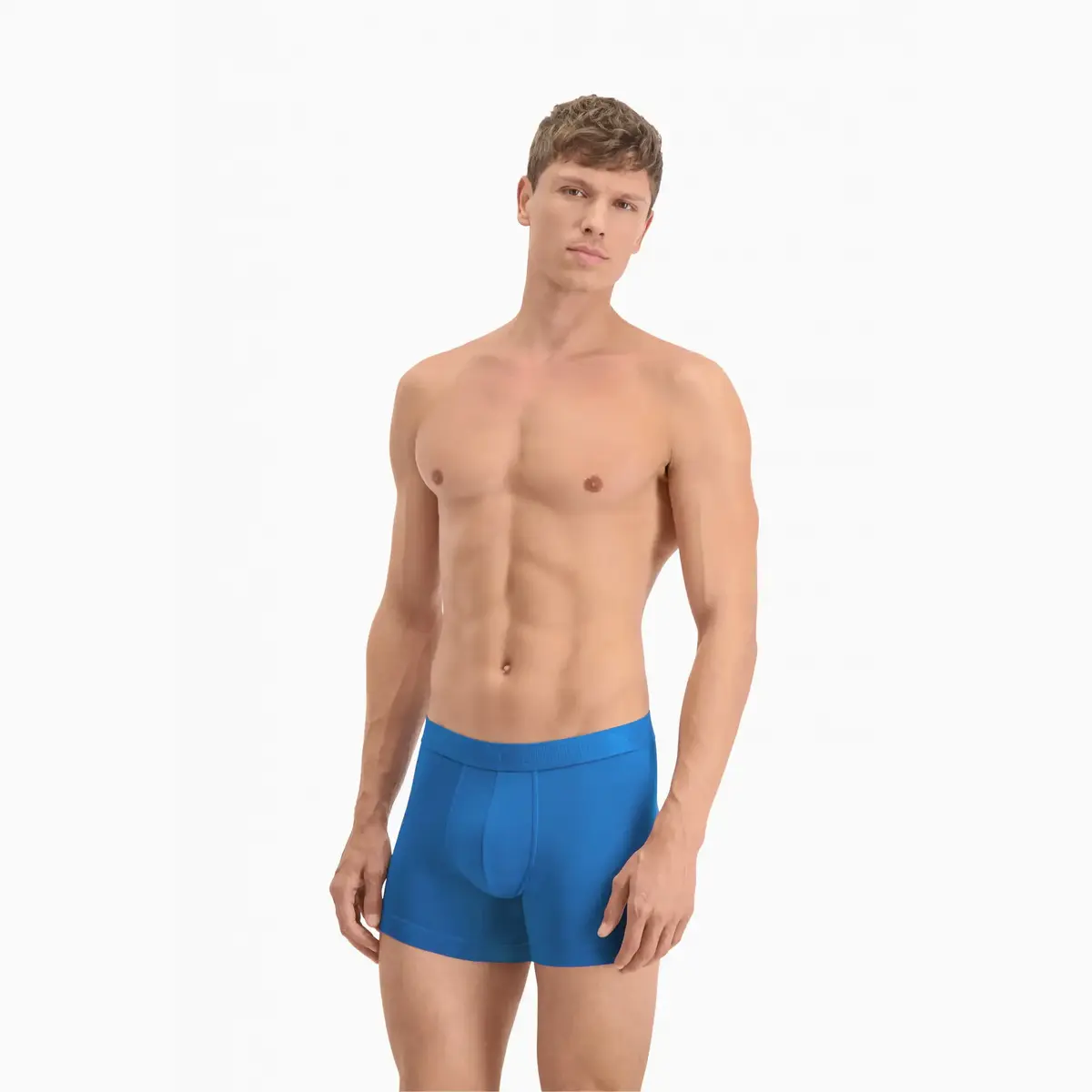Puma PUMA SPORT MICROFIBER BOXER 2P blue comb Mavi Erkek 2'li Boxer