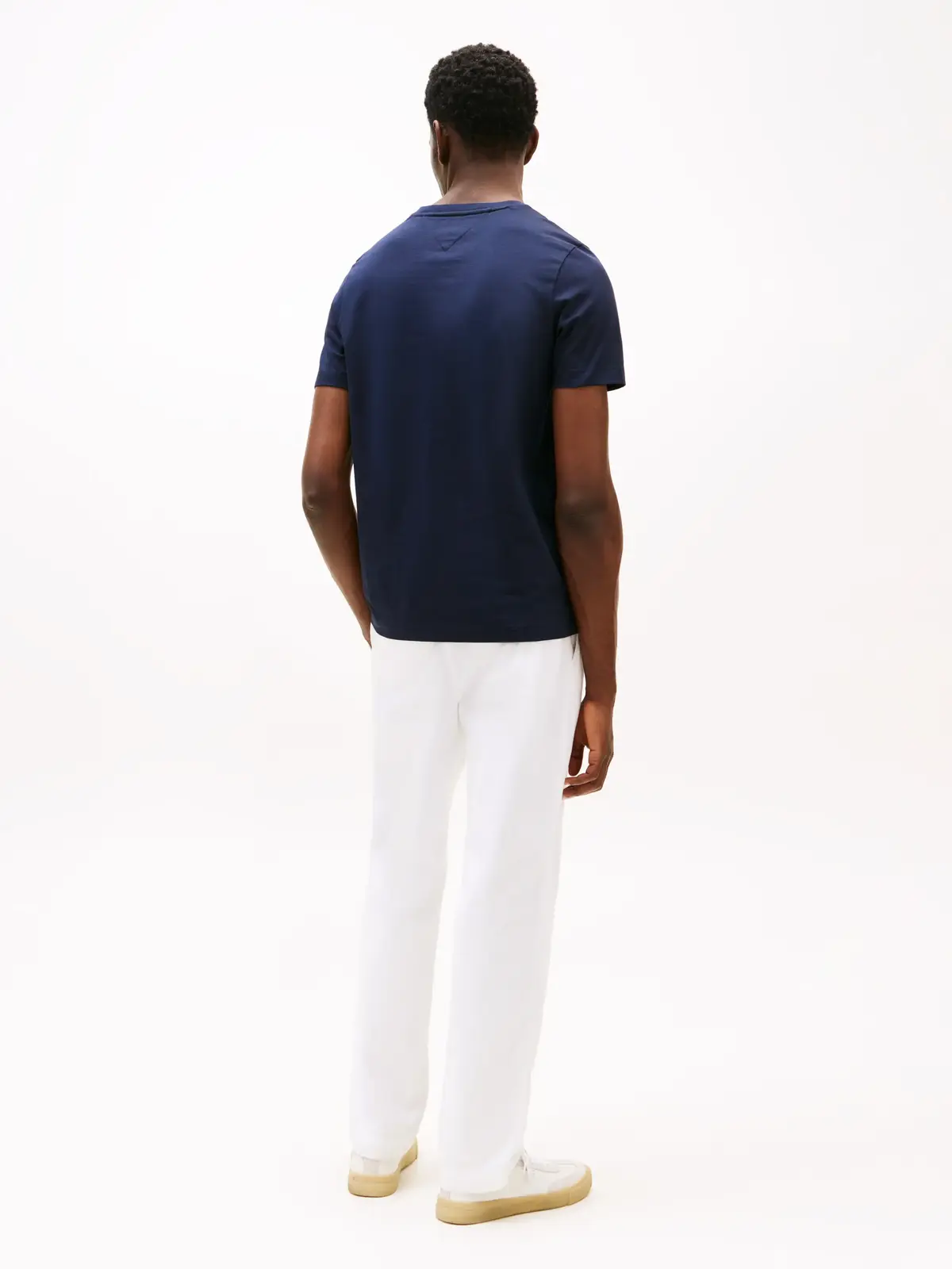 Tommy Hilfiger HILFIGER COLOUR CRES, DW5 Siyah Erkek T-Shirt & Polo