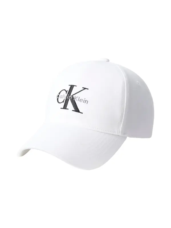 Calvin Klein MONOLOGO EMBROIDERY Beyaz Erkek Şapka
