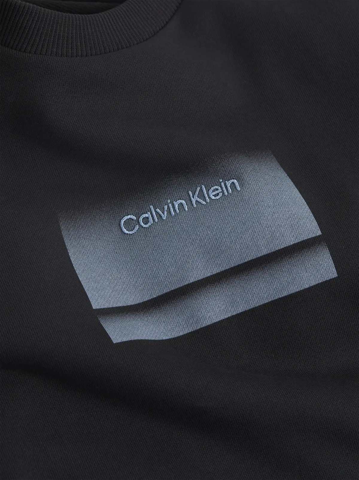 Calvin Klein GRADIENT LOGO SWEATS, BEH Siyah Erkek Sweatshirt