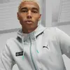 Puma MAPF1 Hooded Sweat Jacket Mercedes Mercedes Gri Erkek/Unisex Fermuarlı Hoodie