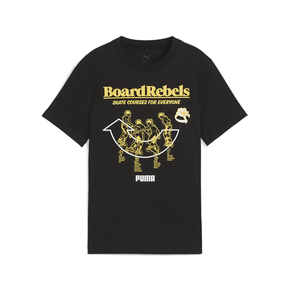 Puma MID90S Graphic Tee I Siyah Unisex T-Shirt & Polo