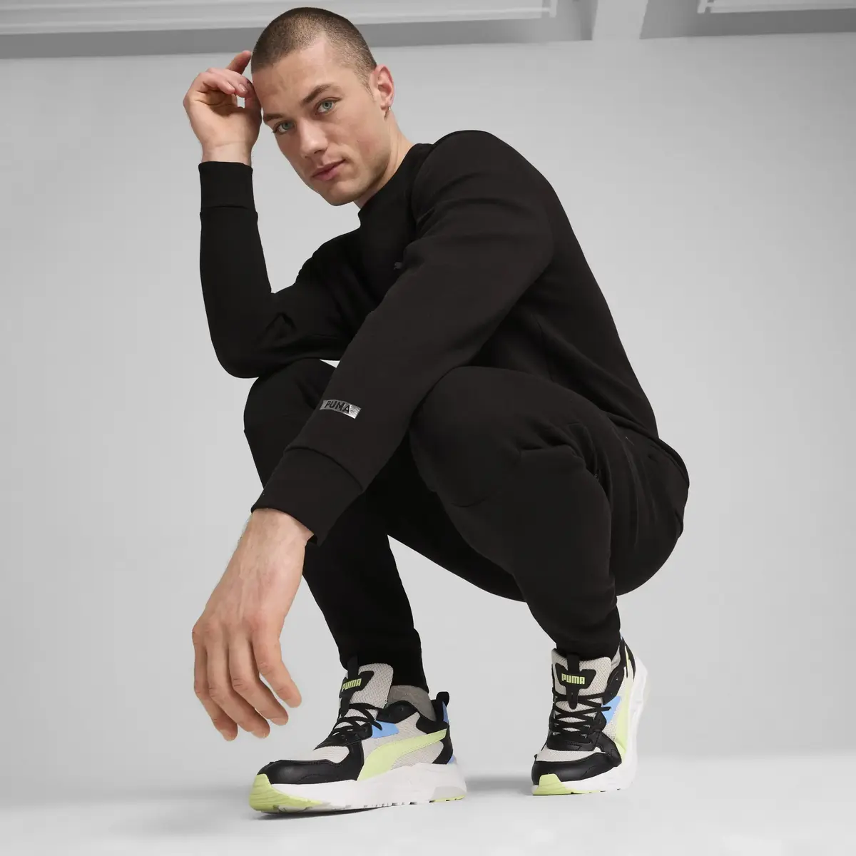 Puma RAD/CAL Crew Siyah Erkek Sweatshirt