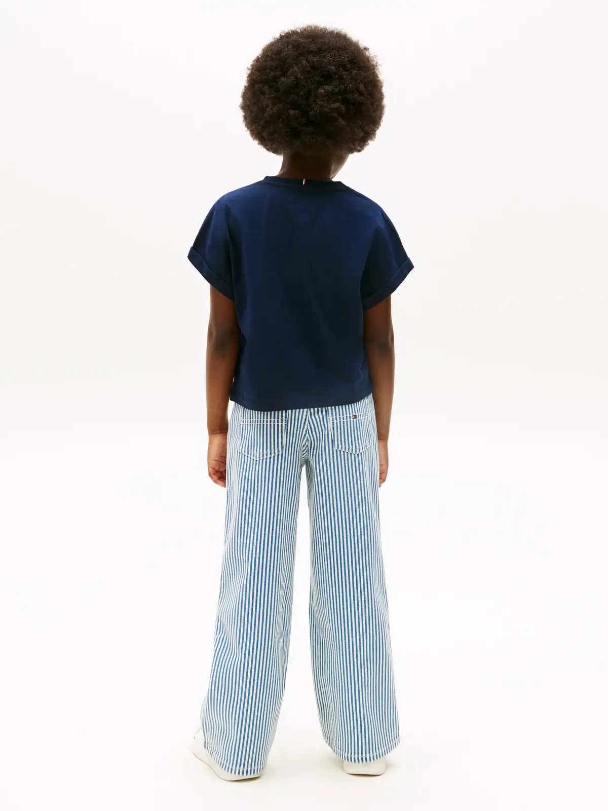 Tommy Hilfiger HILFIGER SEQUINS FLA, C1G Lacivert Kız Çocuk T-Shirt & Polo