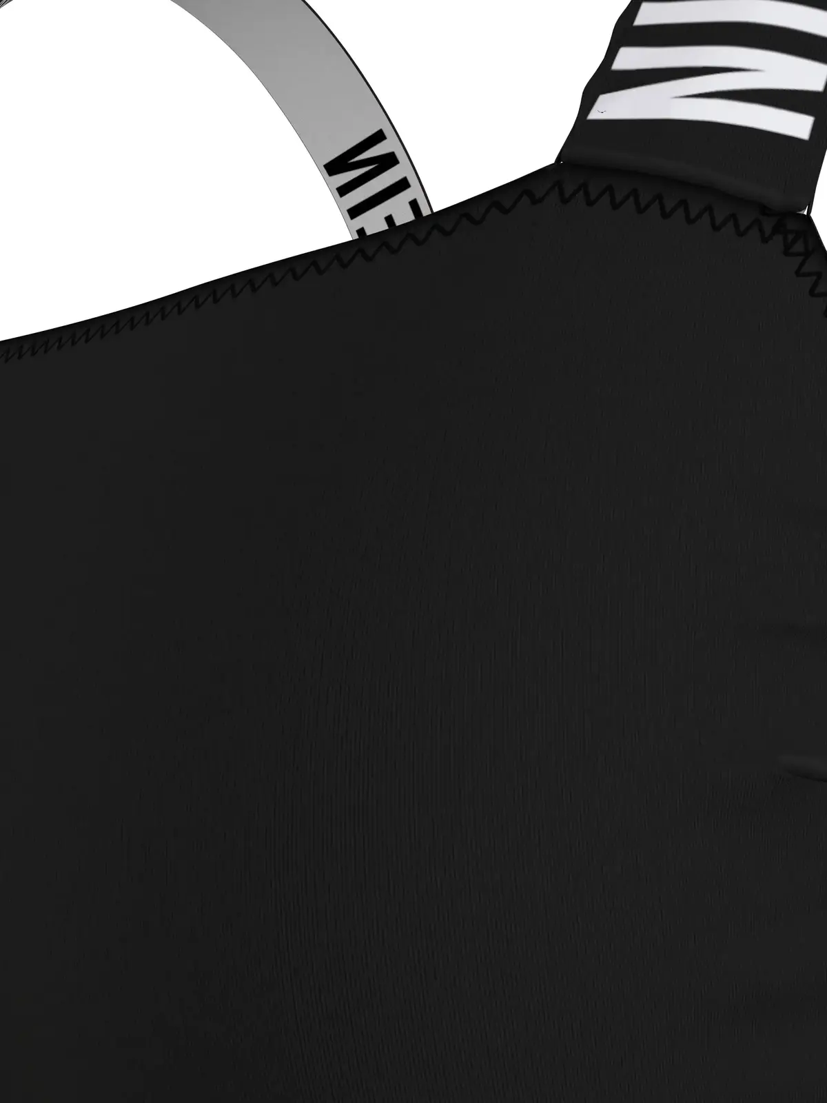 Calvin Klein BANDEAU-RP Kadın Siyah Bikini Üstü