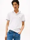 Tommy Hilfiger TIPPED SLIM FIT POLO, YBR Beyaz Erkek T-Shirt & Polo