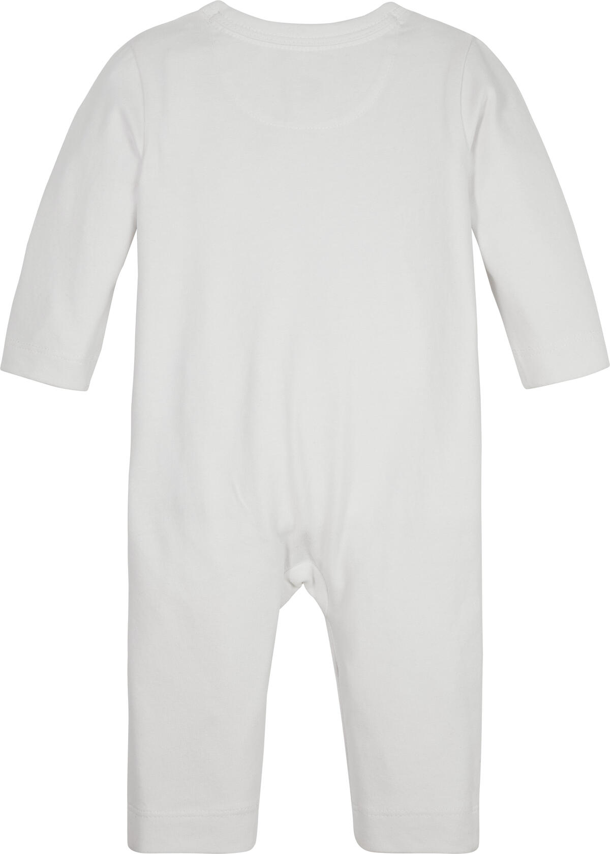 Calvin Klein MONOGRAM LS BODYSUIT Bebek Beyaz Zıbın