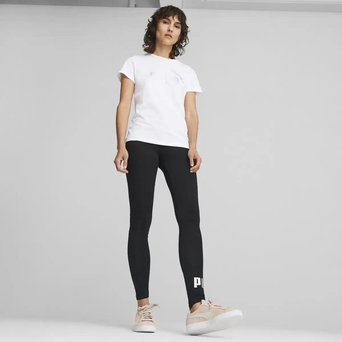 Puma Ess + Metallic Logo T-Shirt