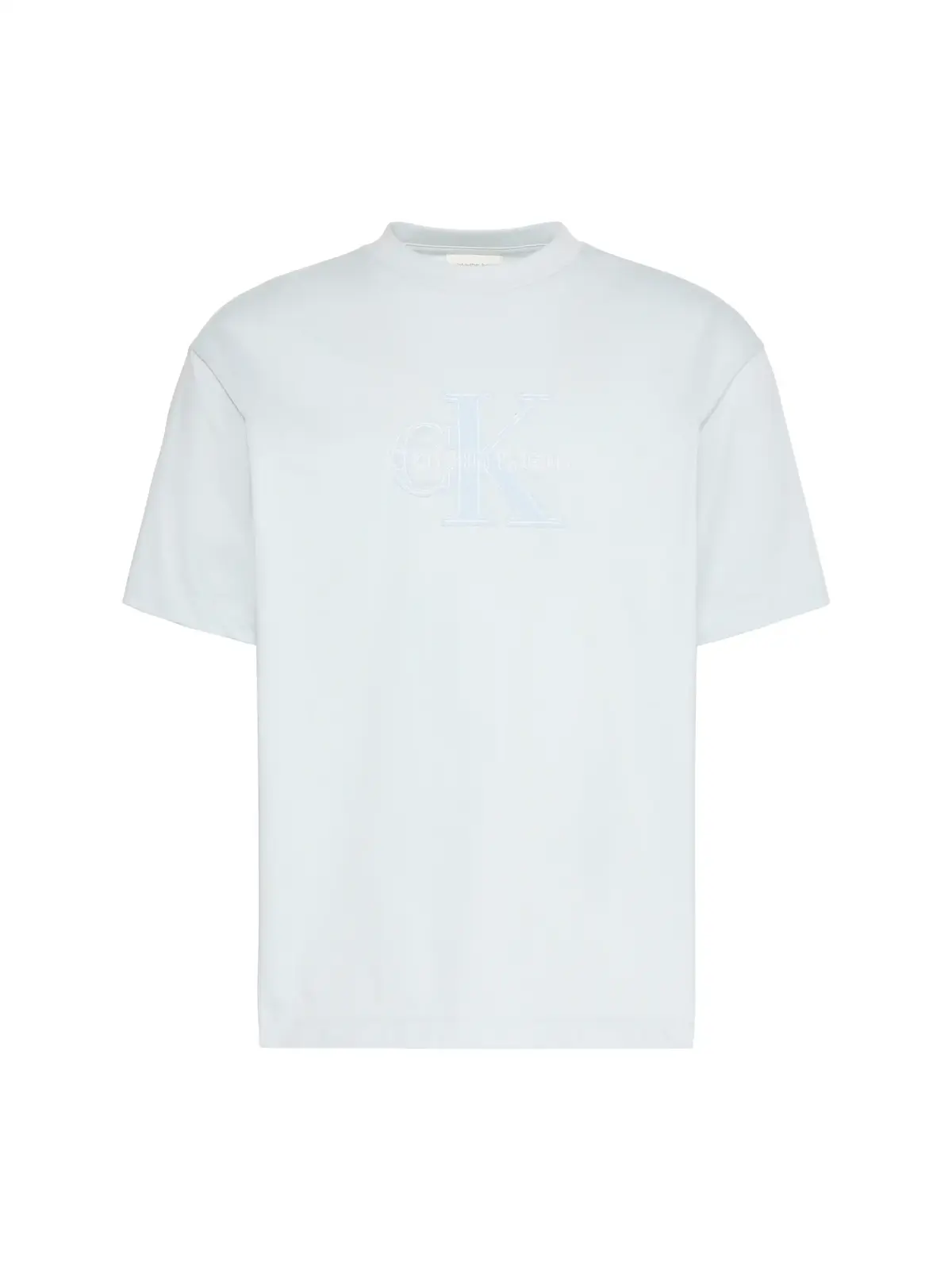 Calvin Klein SS 16S LINEN APPLIQU, CIQ Beyaz Erkek T-Shirt