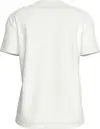 Calvin Klein WOVEN LABEL REGULAR, YAF Beyaz Kadın T-Shirt & Polo