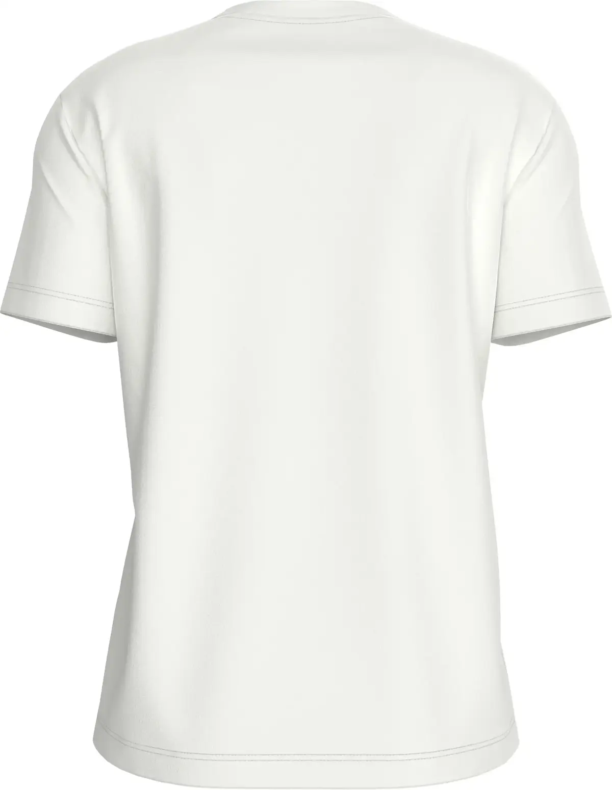 Calvin Klein WOVEN LABEL REGULAR, YAF Beyaz Kadın T-Shirt & Polo