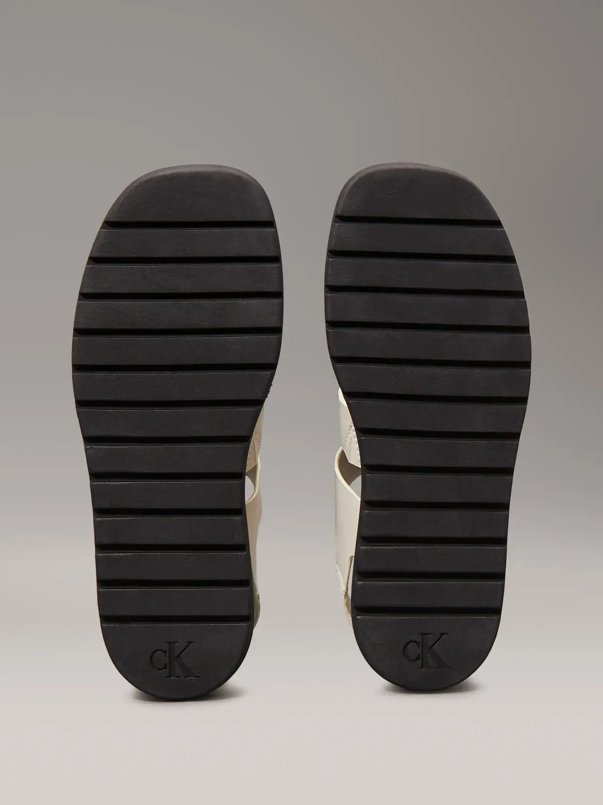 Calvin Klein SQ MOLDED SDL FISHER, AEO Krem Kadın Terlik