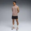 PUMA M Run CoolCELL Sleeveless Bej Erkek T-Shirt