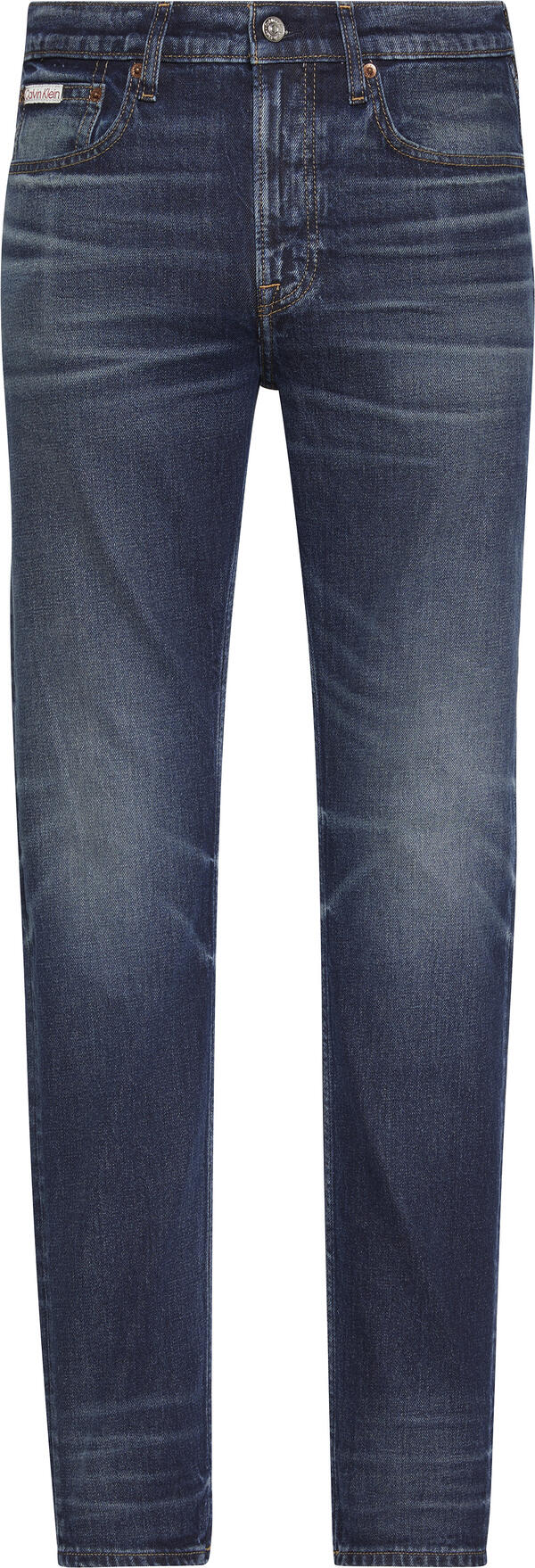 Calvin Klein SLIM TAPER DARK CRESCENT THERMO Mavi Erkek Kot Pantolon