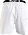 Calvin Klein MEDIUM DOUBLE WAISTB Erkek Beyaz Deniz Şortu