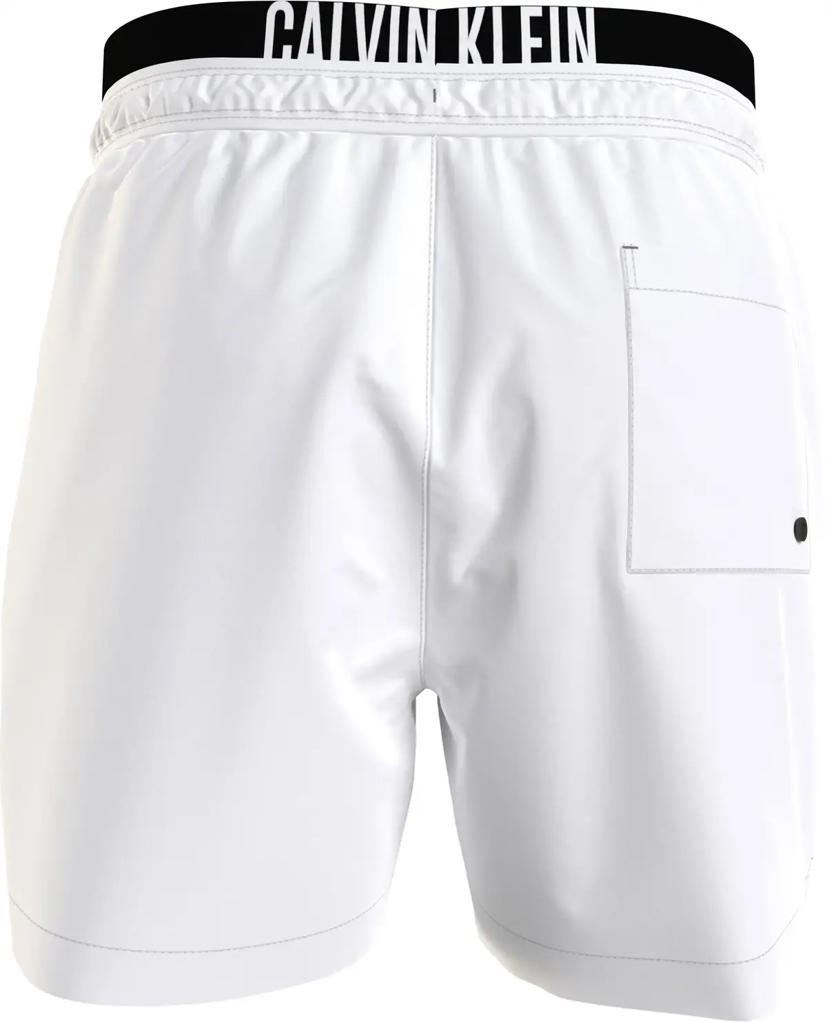 Calvin Klein MEDIUM DOUBLE WAISTB Erkek Beyaz Deniz Şortu