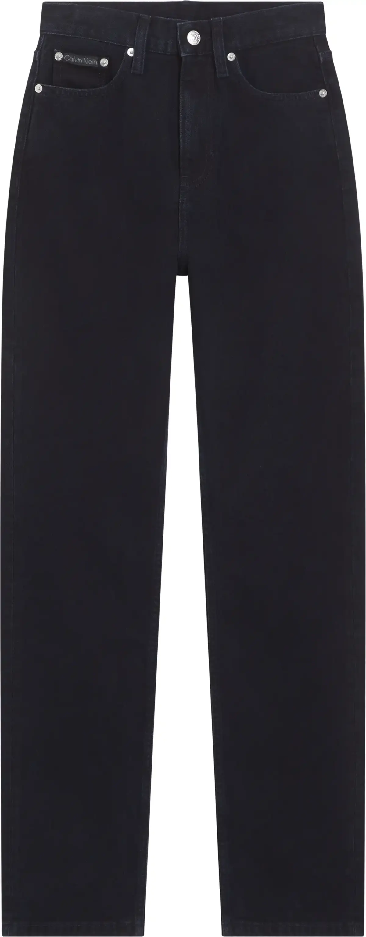 Calvin Klein HIGH RISE STRAIGHT, 1BJ Lacivert Kadın Jean Pantolon