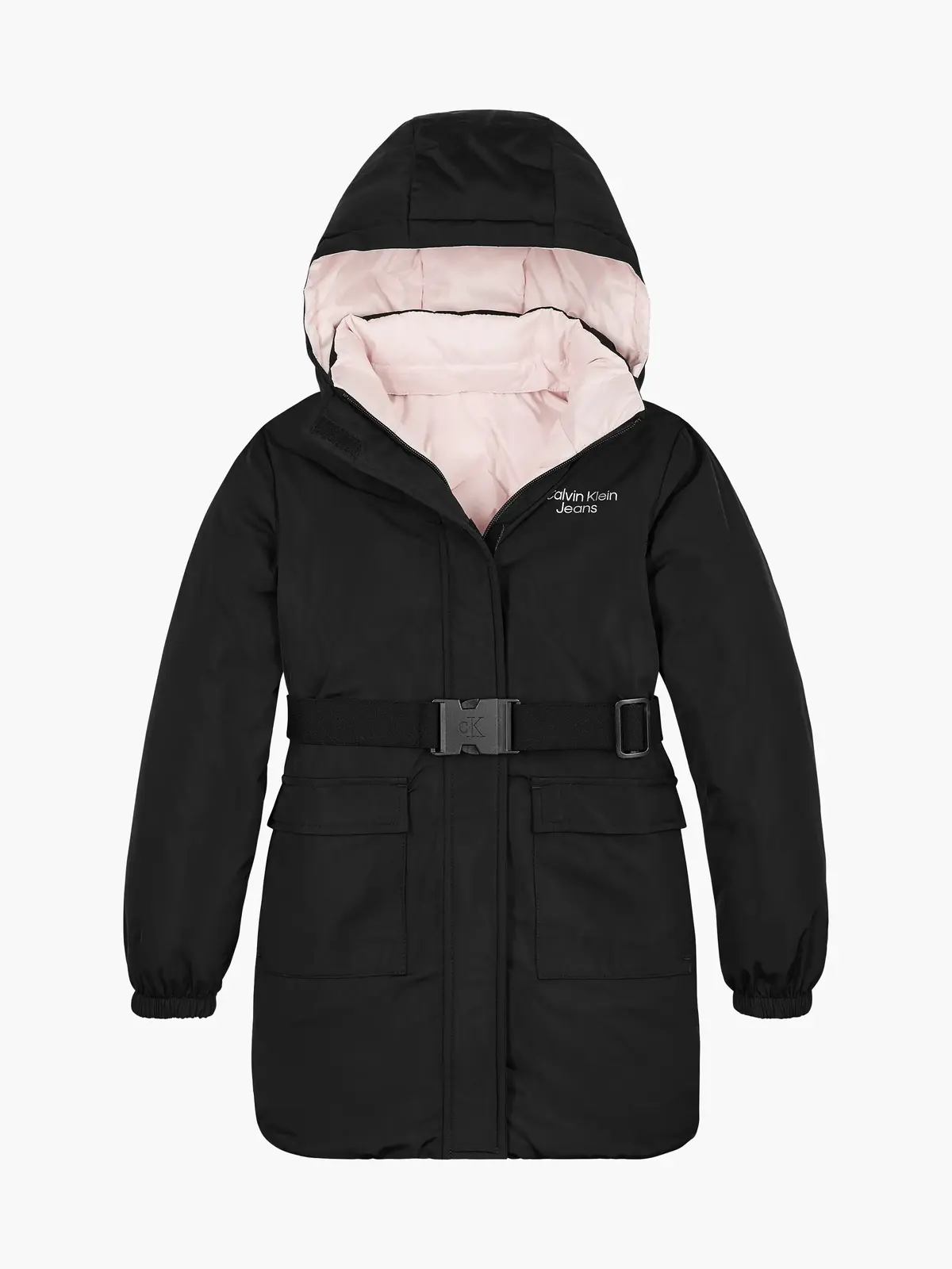 Calvin Klein REVERSIBLE PADDED LO Kadın Siyah Şişme Mont