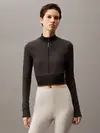 Calvin Klein WO - Seamless Jacke, UB1 Siyah Kadın Ceket