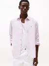 Tommy Hilfiger LINEN ESSENTIAL STRI, 0D1 Pembe Erkek Gömlek