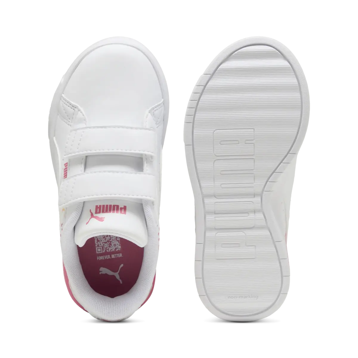 Puma Jada Funky Flowers V PS Beyaz Çocuk Spor Ayakkabı