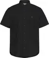 Calvin Klein SS CLASSIC OXFORD SHIRT Siyah Erkek Tişört