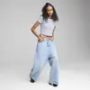 PUMA DARE TO Baby Tee Mavi Kadın Crop