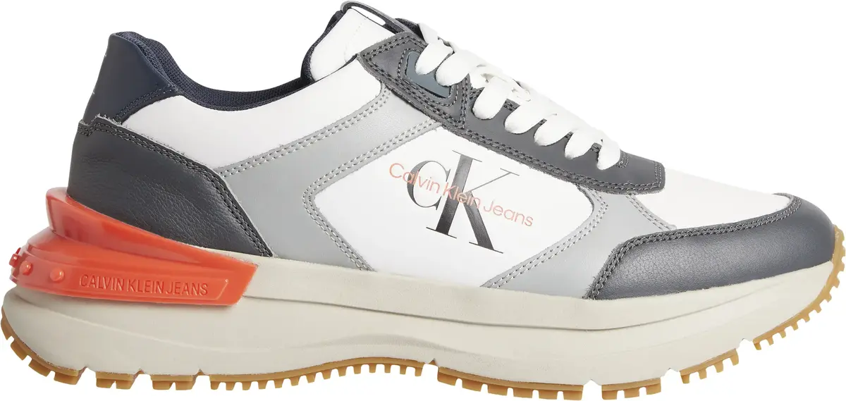 Calvin Klein CHUNKY RUNN LACEUP L Erkek Gri Günlük Spor Ayakkabı