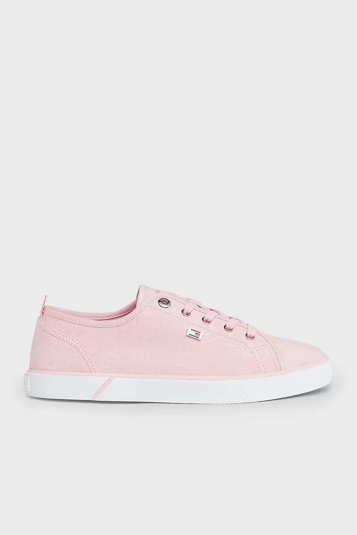 Tommy Hilfiger VULC CANVAS SNEAKER, TJQ Pembe Kadın Spor Ayakkabı