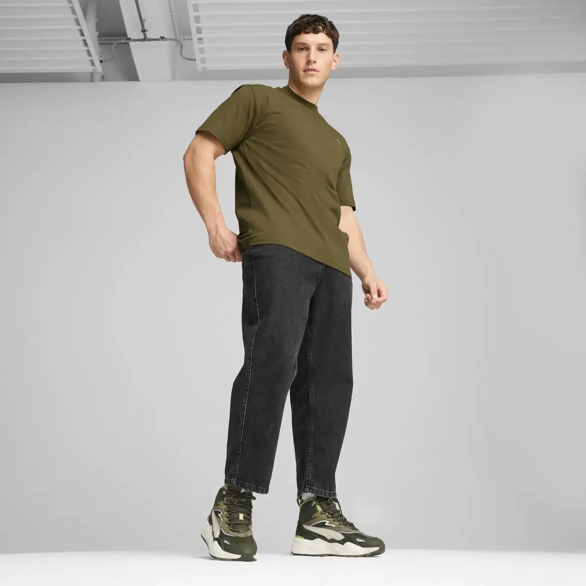 Puma RS-X Hi Haki Erkek Bilekli Günlük Spor Ayakkabı