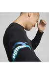 Puma Brand Love Crew Tr Siyah Erkek Sweatshirt