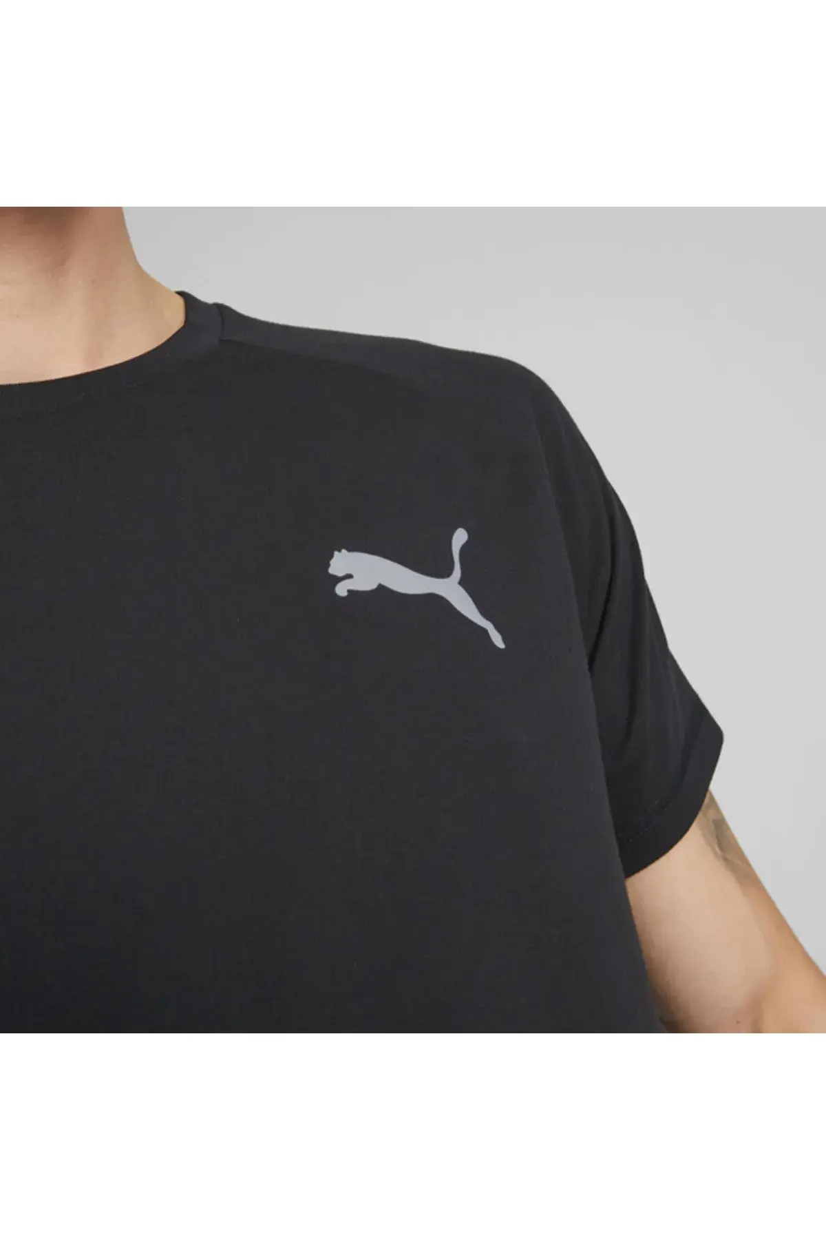 Puma Evostripe Tee Siyah Erkek T-Shirt