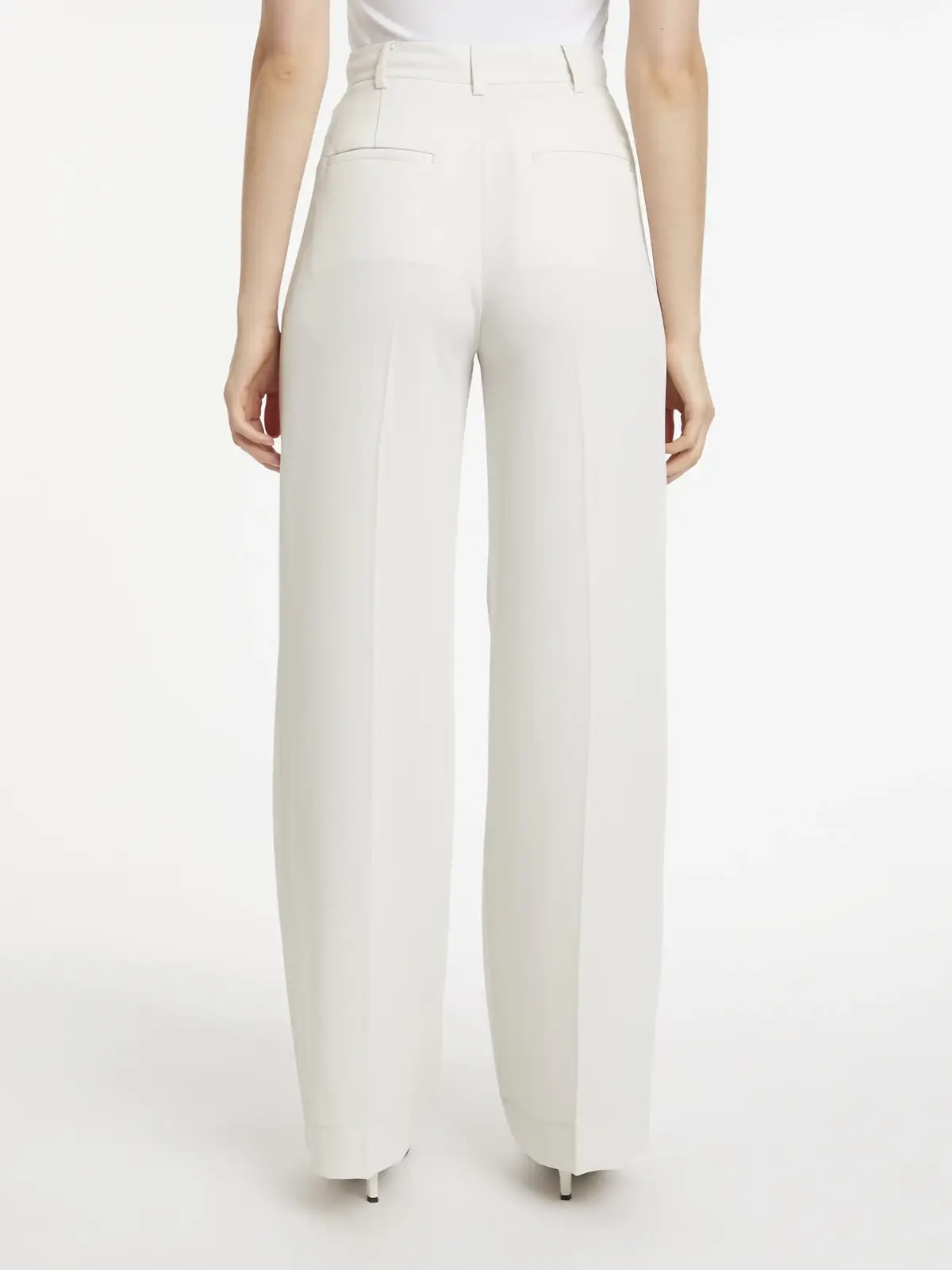 Calvin Klein RECYCLED CDC WIDE LE Kadın Krem Chino