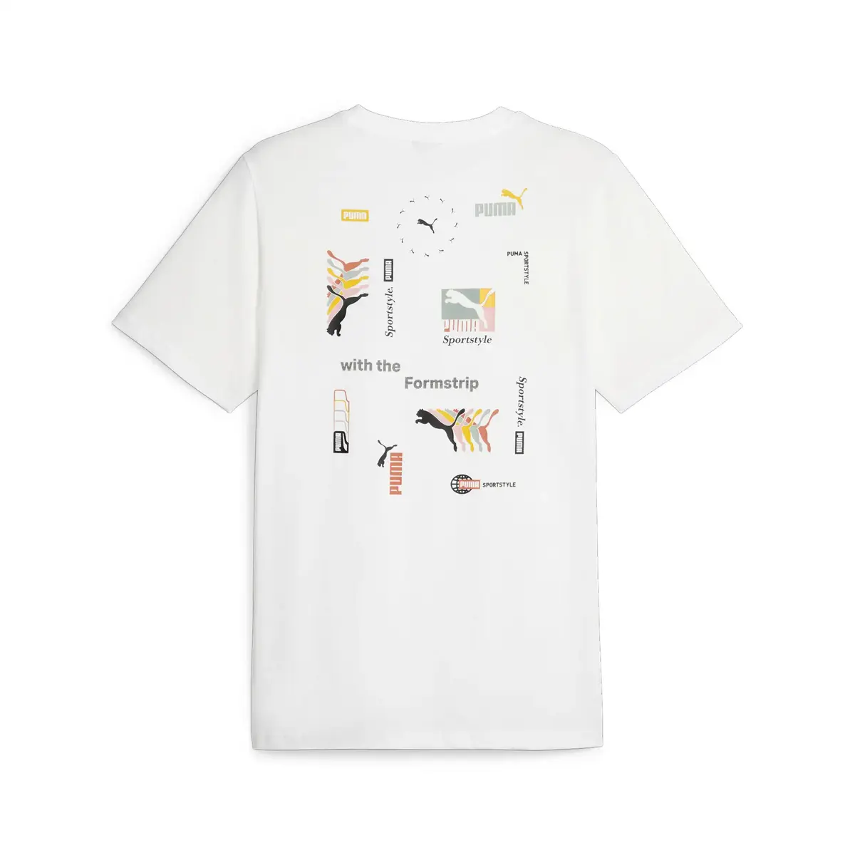 Puma CLASSICS BRAND LOVE Tee Beyaz Erkek T-Shirt
