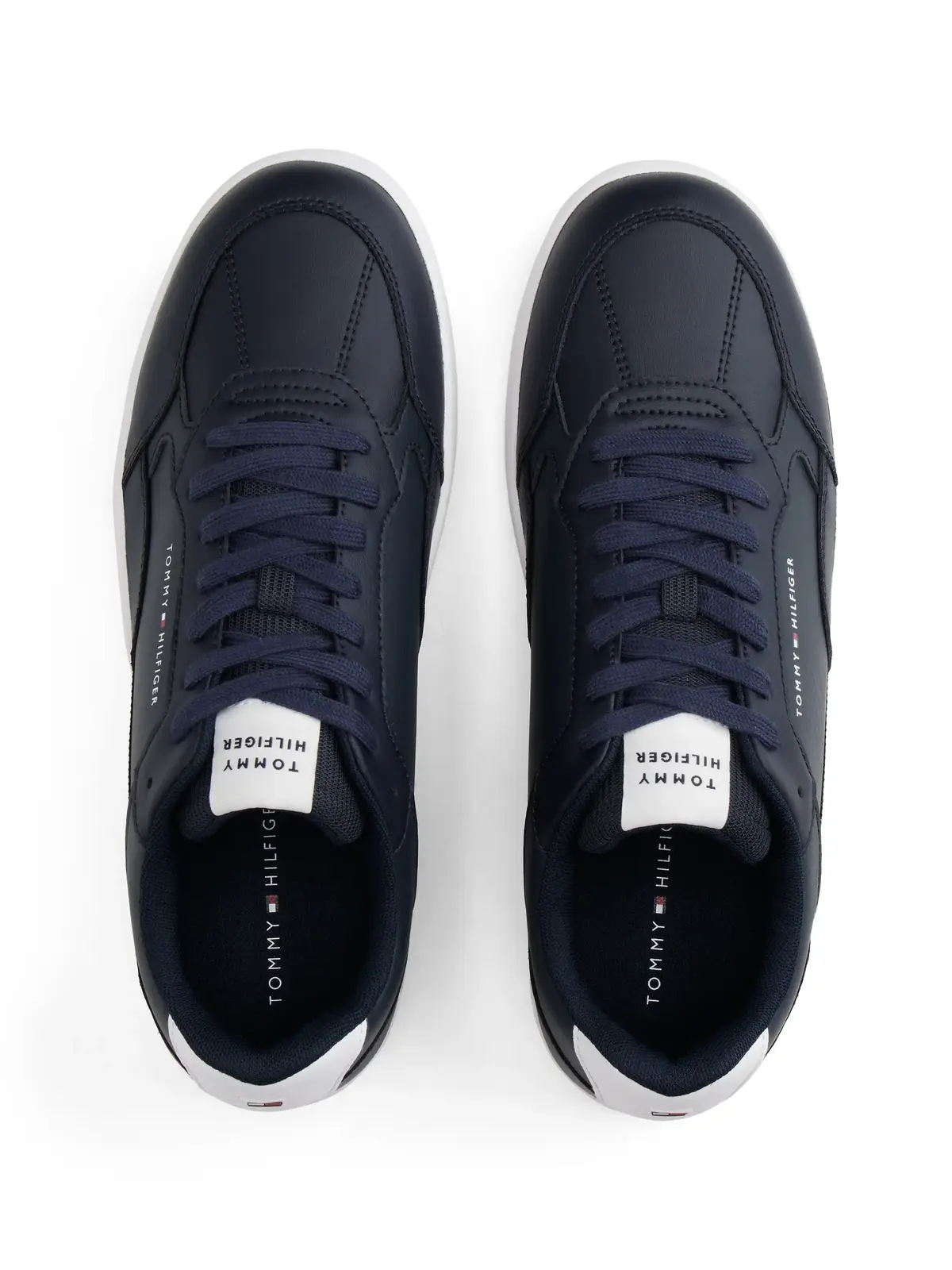 Tommy Hilfiger TH BASKET CORE STRIP Siyah Erkek Günlük Spor Ayakkabı