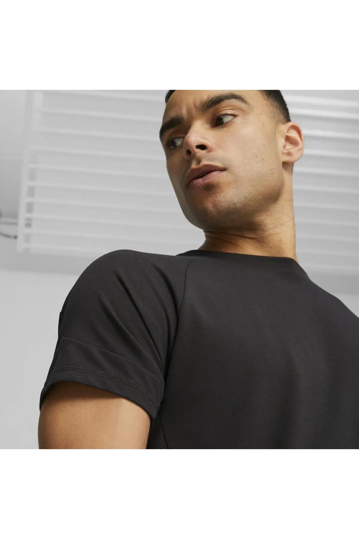 Puma EVOSTRIPE Tee Siyah Erkek T-Shirt