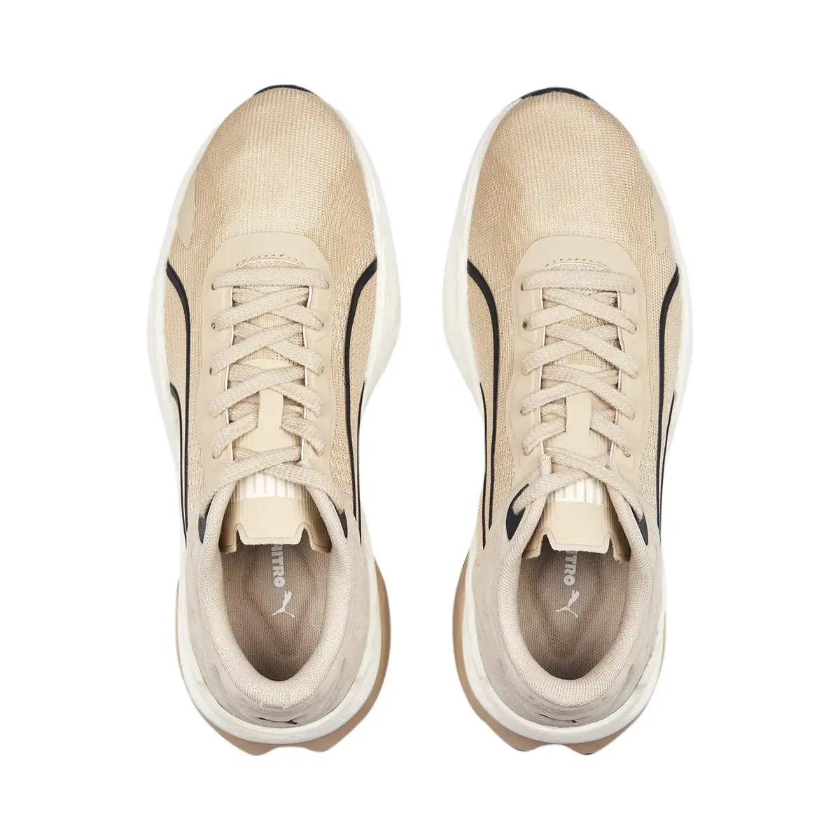 Puma Extent Nitro Eng. Mesh Bej Unisex Günlük Spor Ayakkabı