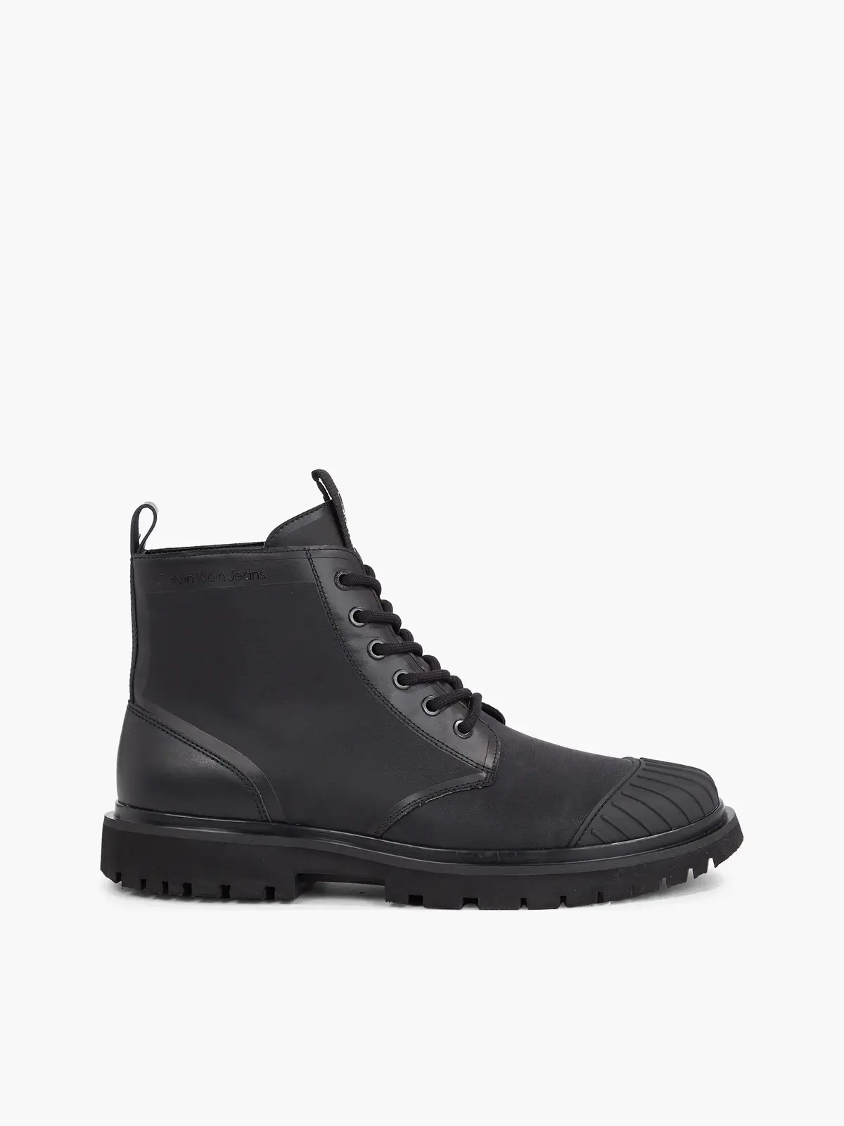 Calvin Klein EVA LACEUP BOOT MID Erkek Siyah Bot