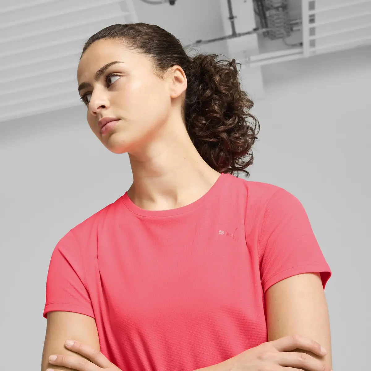 Puma RUN FAVORITES VELOCITY TEE W Pembe Kadın T-Shirt