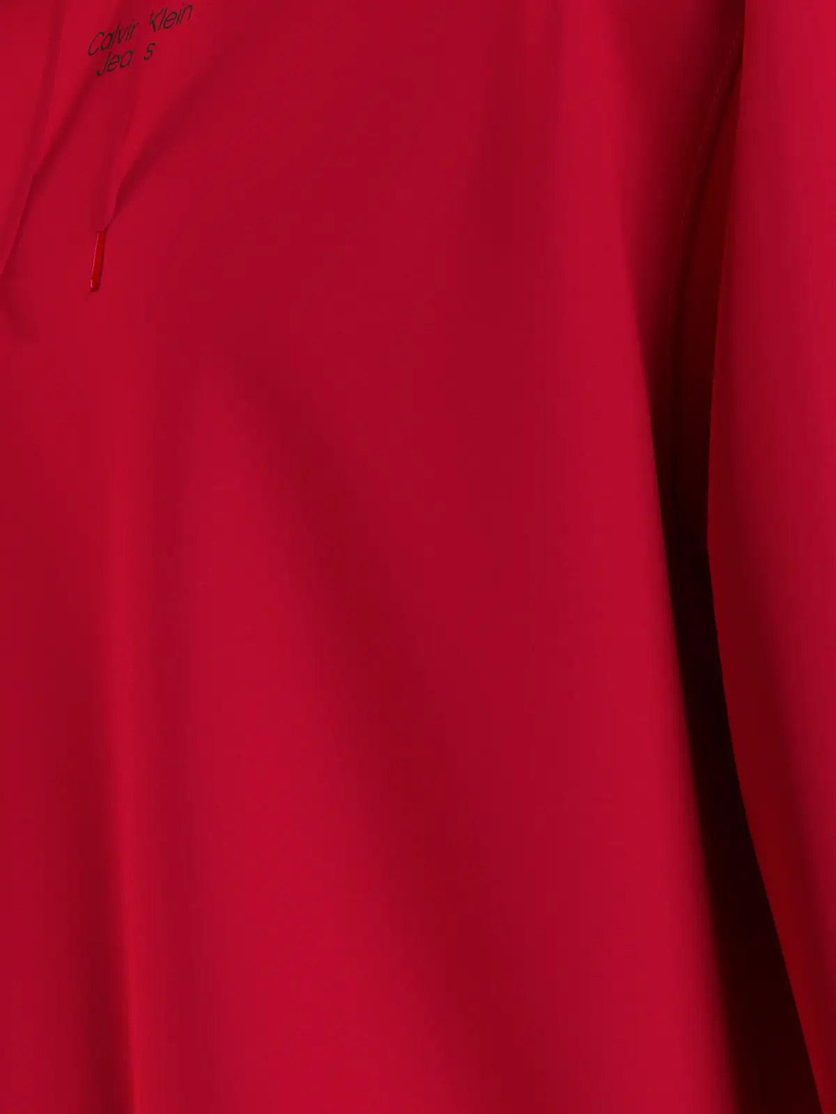 Calvin Klein STACKED LOGO HOODIE Erkek Kırmızı Hoodie