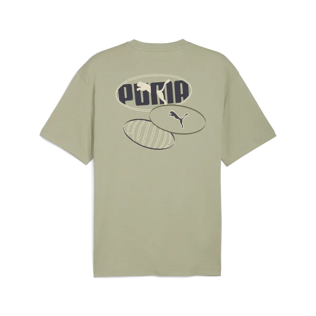 Puma ESS LOGO LAB Relaxed Tee Yeşil Erkek T-Shirt & Polo