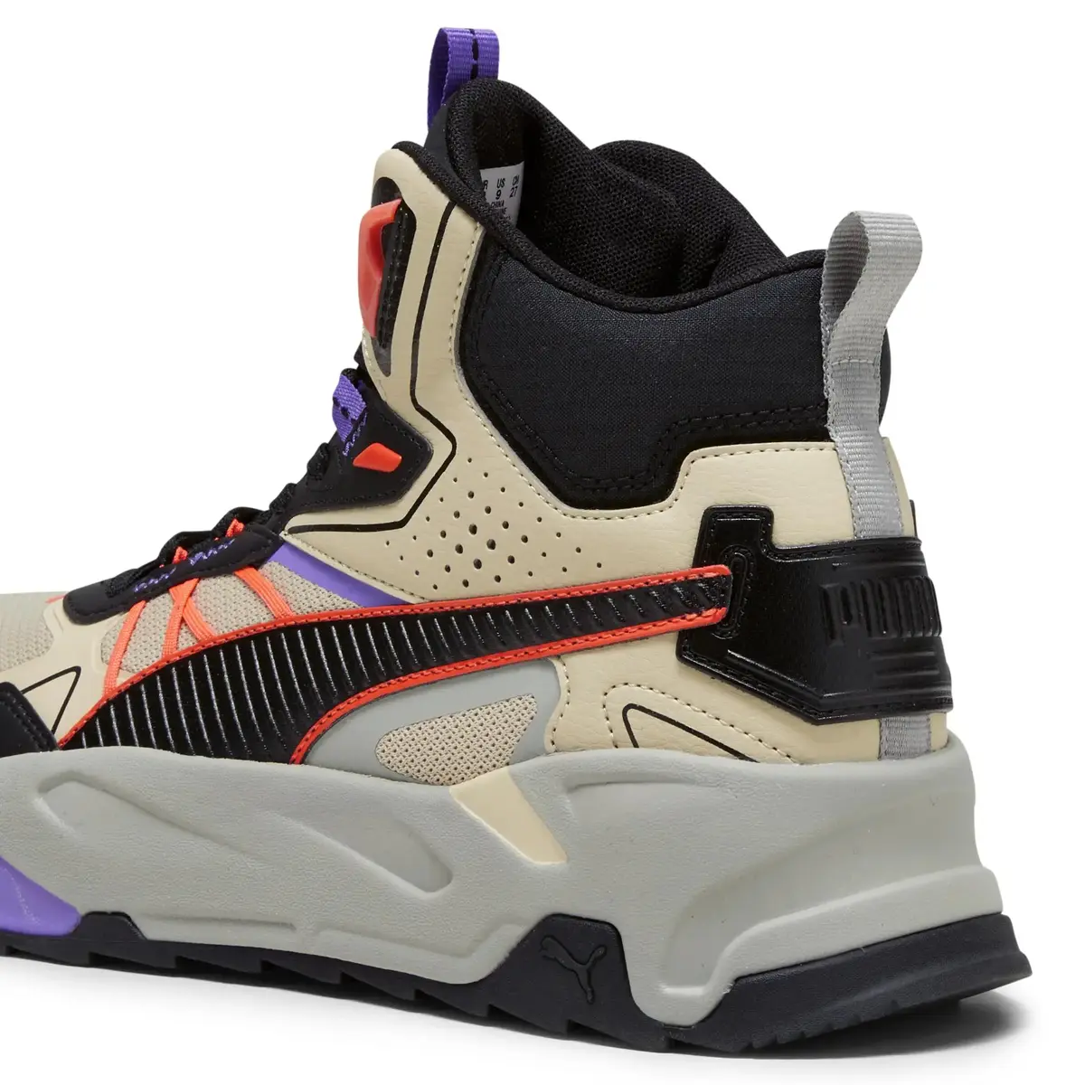 Puma Trinity Mid Hybrid Bej Erkek Günlük Spor Ayakkabı
